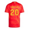 Spania Daniel Carvajal 20 Hjemme EM 2024 - Herre Fotballdrakt